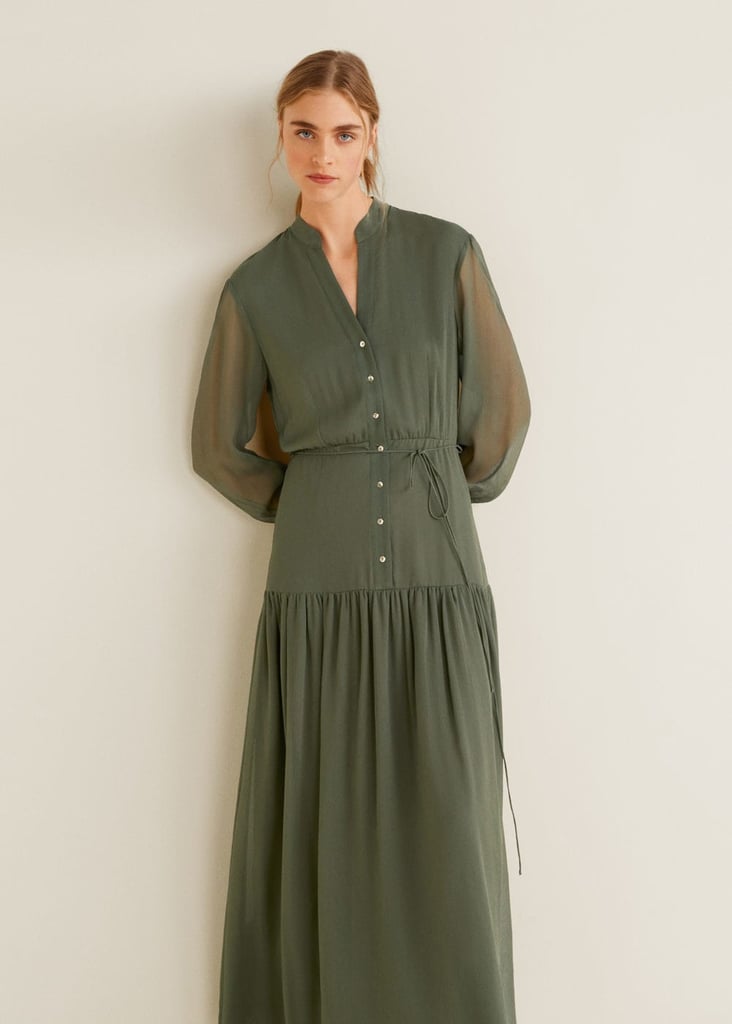 Mango Flowy long dress