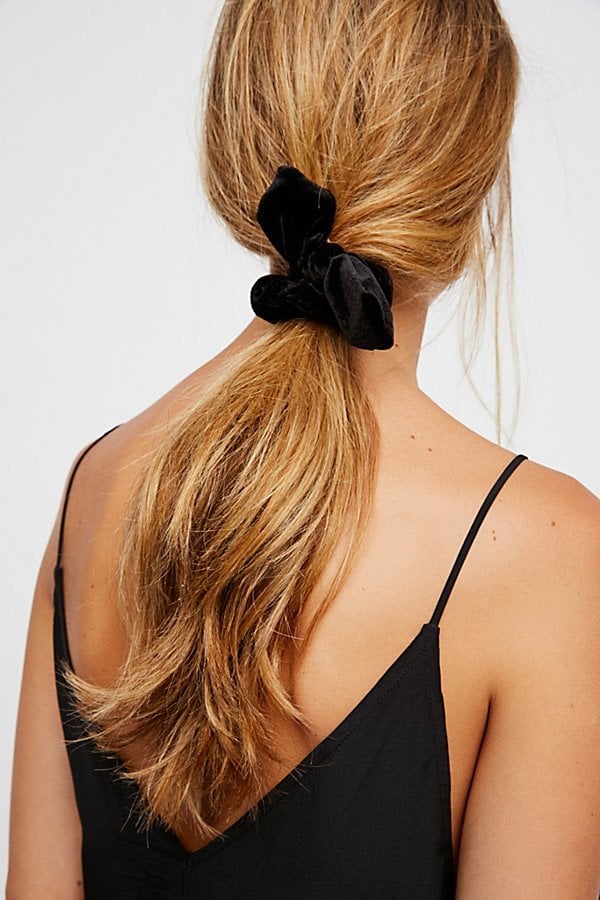 Free People Knotted Velvet Scrunchie