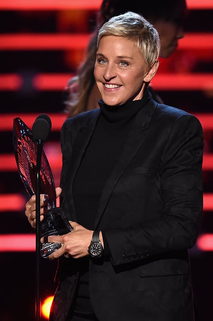 Ellen DeGeneres Portia de Rossi People's Choice Awards 2016
