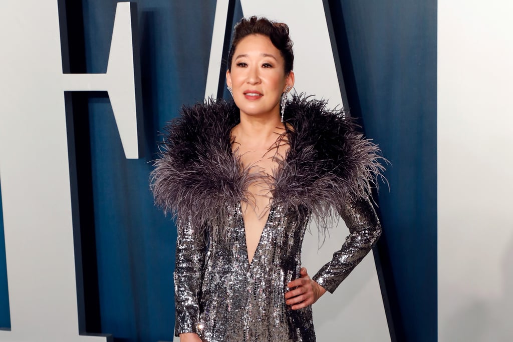 Sandra Oh at the Vanity Fair Oscars Afterparty 2020