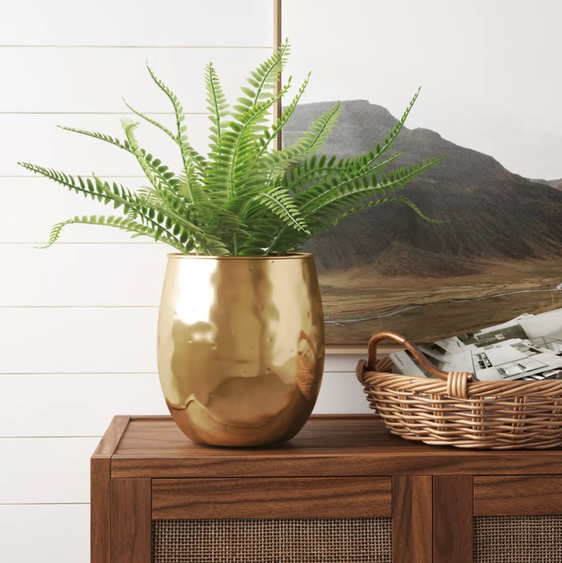 Versatile Vase: Threshold Metal Planter Vase