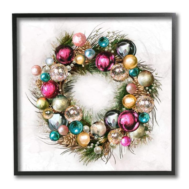 Festive Ornamental Wreath Art