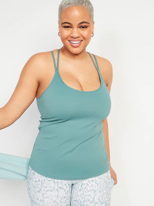 Old Navy Strappy PowerSoft Shelf-Bra Tank Top, Out of 1,900+ Pieces in Old  Navy's Clearance Section, Shop Our Favourite 37 Deals Here