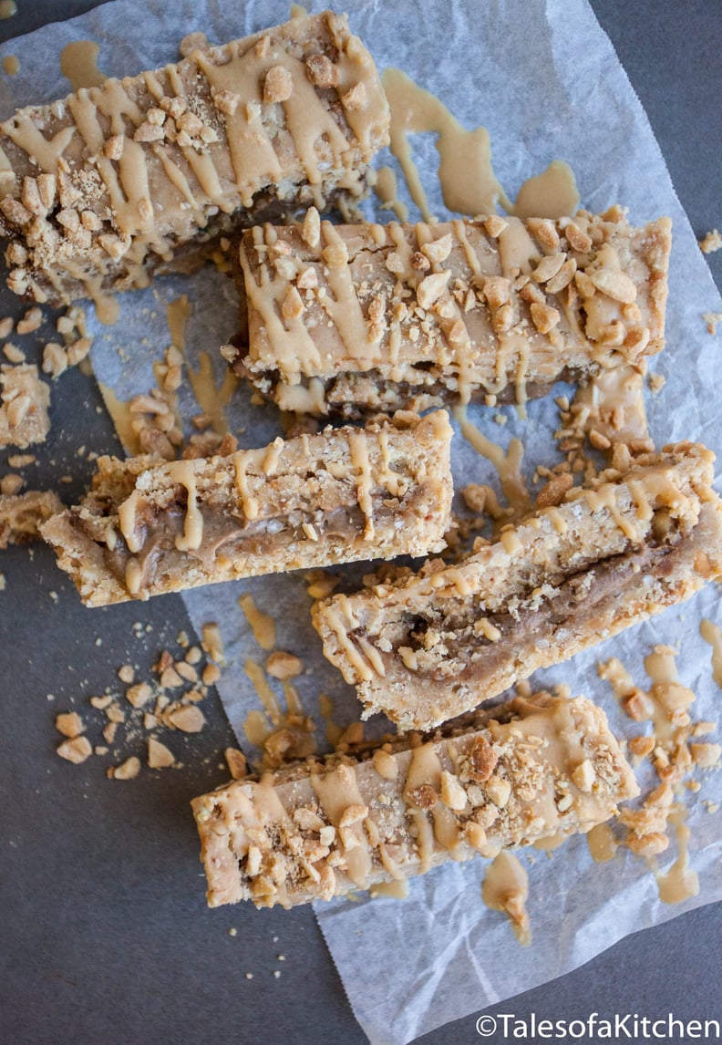 Peanut Butter and Banana Bars With Rum