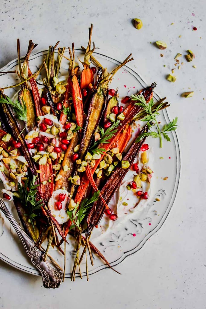 Pomegranate-Glazed Carrots With Whipped Goat Cheese Pomegranate-Glazed Carrots With Whipped Goat Cheese
