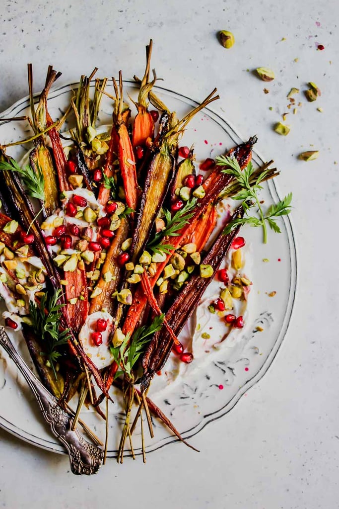 Unique Thanksgiving Side Dish: Pomegranate-Glazed Carrots With Whipped Goat Cheese