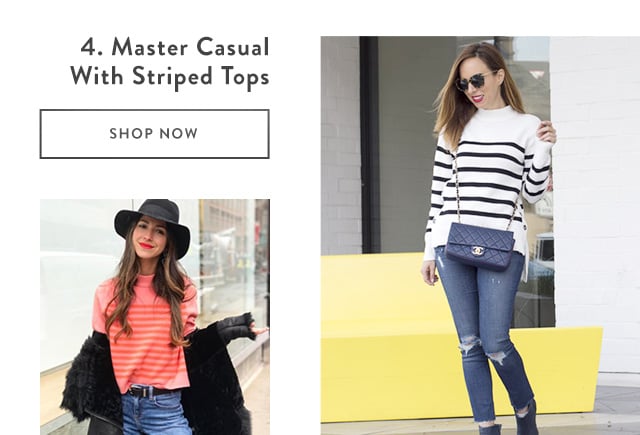 Master Casual with striped tops