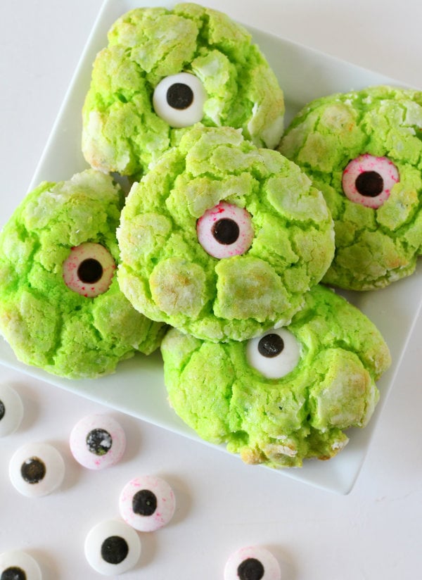 Gooey Monster Eye Cookies
