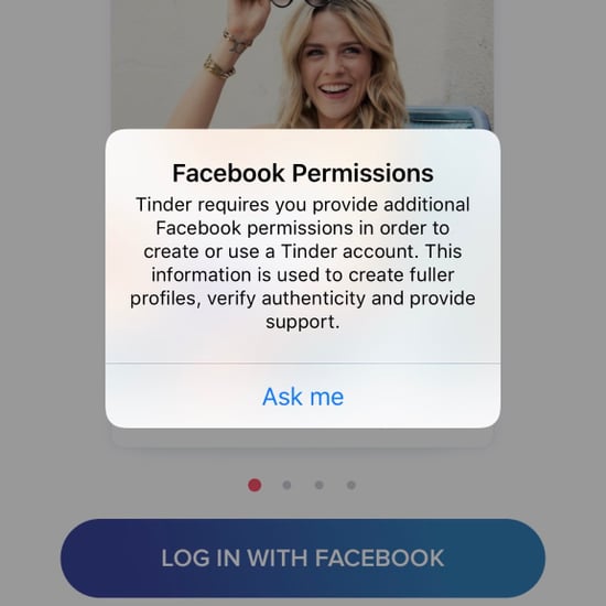 Tinder Facebook Error Message Permissions Can't Log In