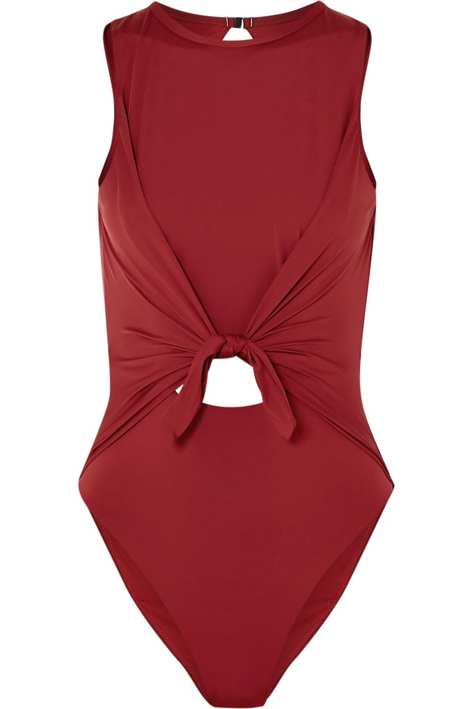 Skin The Naomi Tie-Front Cutout Swimsuit