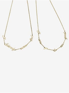 Harry Potter Marauder's Map Quote Necklace Set
