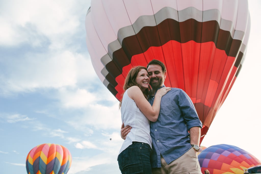 Hot Air Balloon Engagement Pictures