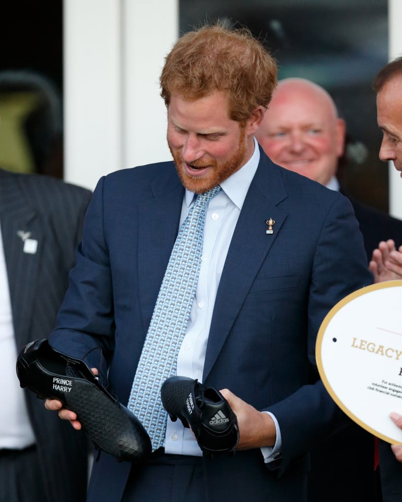 When Prince Harry Was Gifted Custom Rugby Cleats