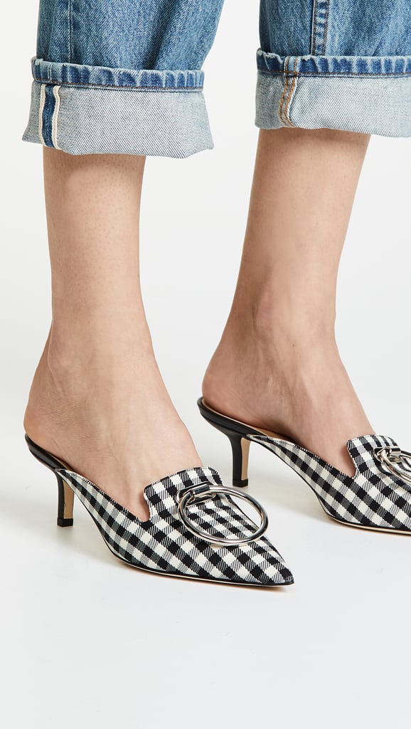 Monse Gingham Mule