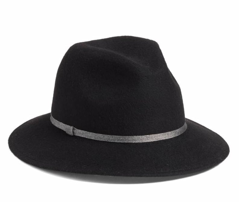 Treasure & Bond Women's Metallic Band Wool Felt Panama Hat