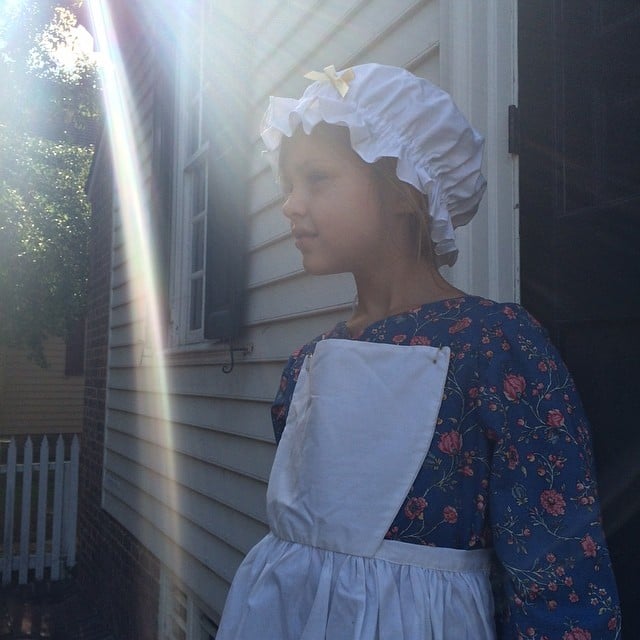 Busy Philipps shared this sweet photo of Birdie visiting Colonial Williamsburg in honor of her daughter's sixth birthday.
Source: Instagram user busyphilipps
