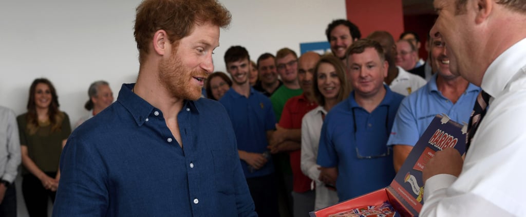 Prince Harry Visiting the Haribo Factory in Castleford 2017