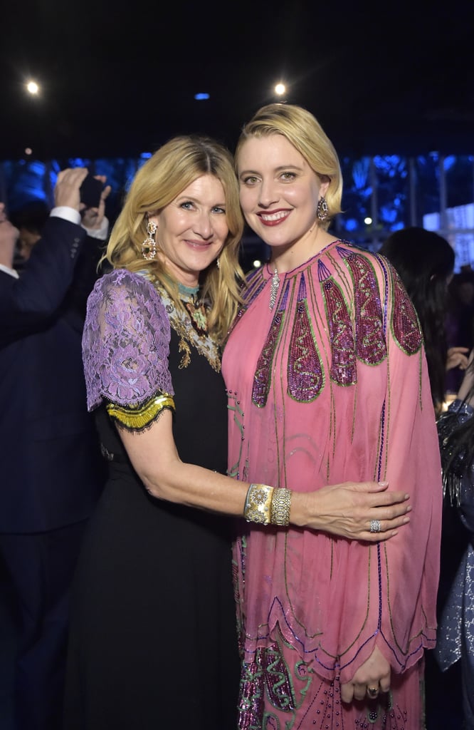 Laura Dern and Greta Gerwig at the 2019 LACMA Art + Film Gala