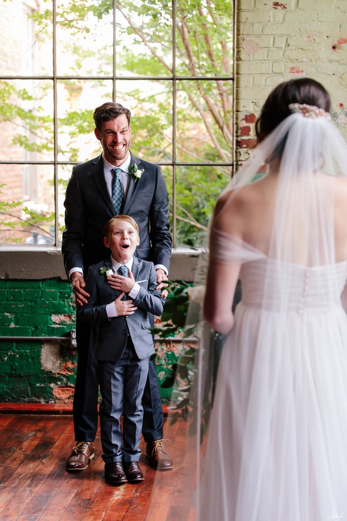 Sweet Photos of a Bride Giving Her New Stepson Wedding Ring