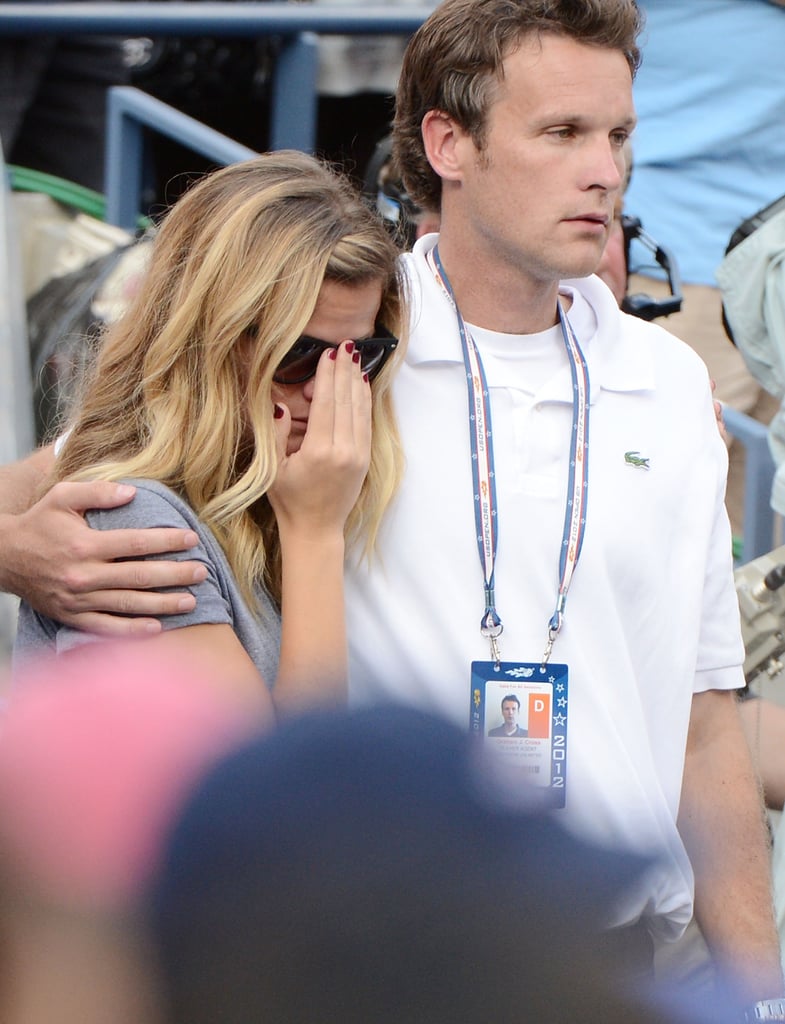 Brooklyn Decker Andy Roddick Crying US Open Loss Brooklyn Decker Andy Roddick Crying US Open Loss