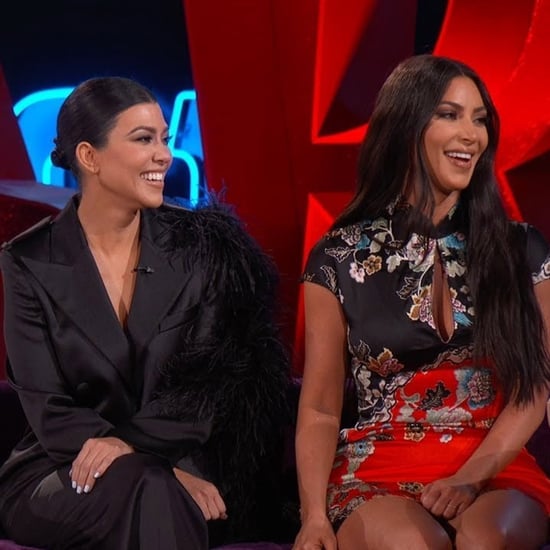 Kourtney and Kim Kardashian Talk Baby Names on Kimmel Video