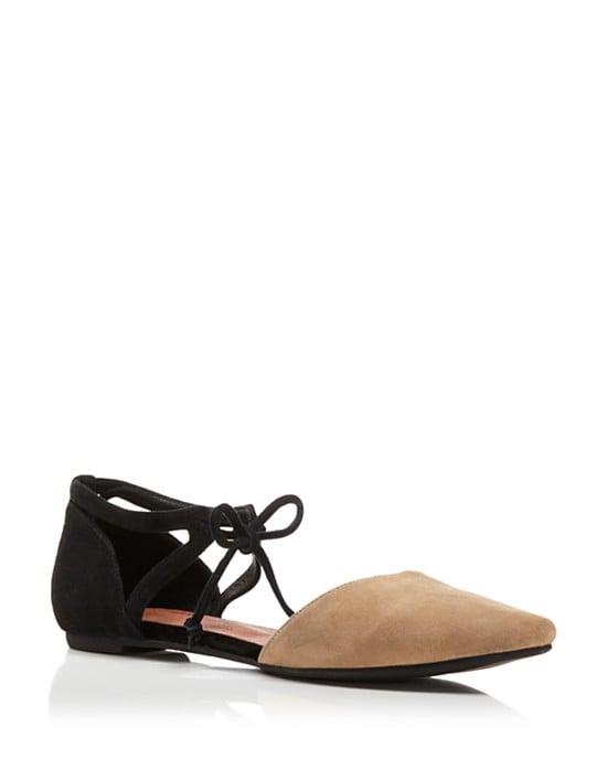 two part pointed flats