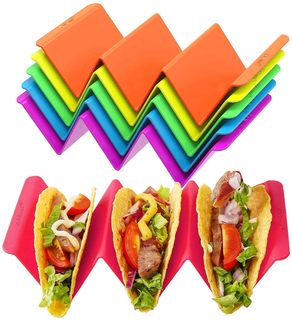 Colourful Taco Holder Stands Set