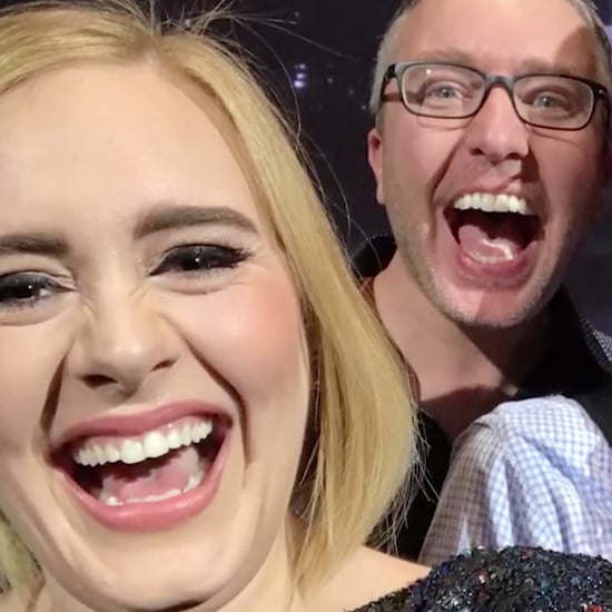 Adele's Concert Selfie With Two Dads and a Baby