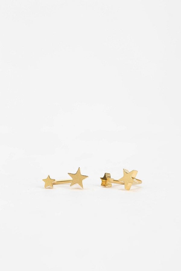 Urban Outfitters Star Front Back Earring