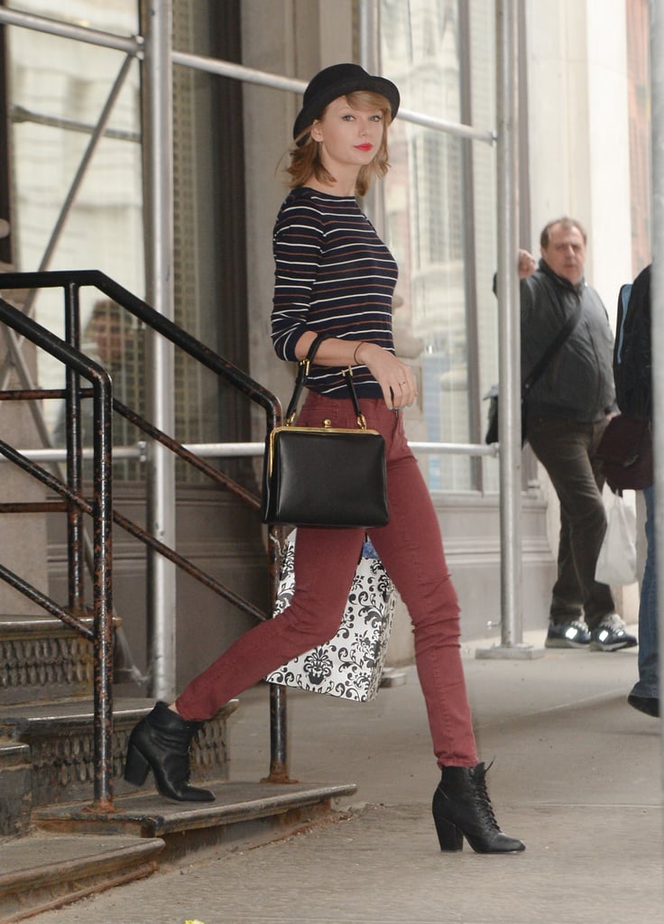 And Even With a Patriotic Tee and a Fedora — Showing Off Her True Preppy-With-a-Twist Style