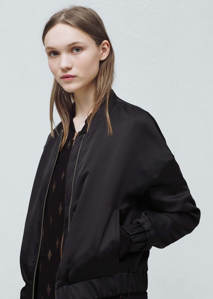 Satin Bomber Jacket