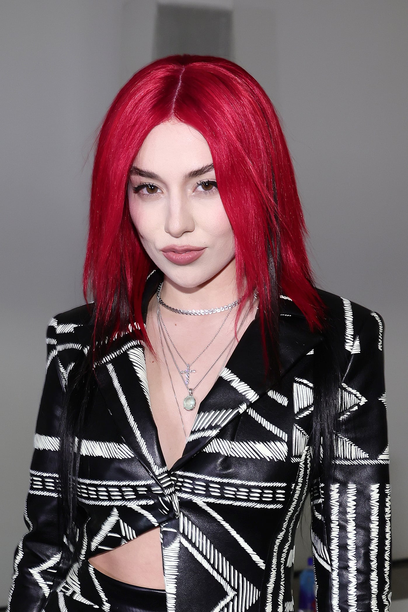 Ava Max Dyes Her Hair Cherry Red.