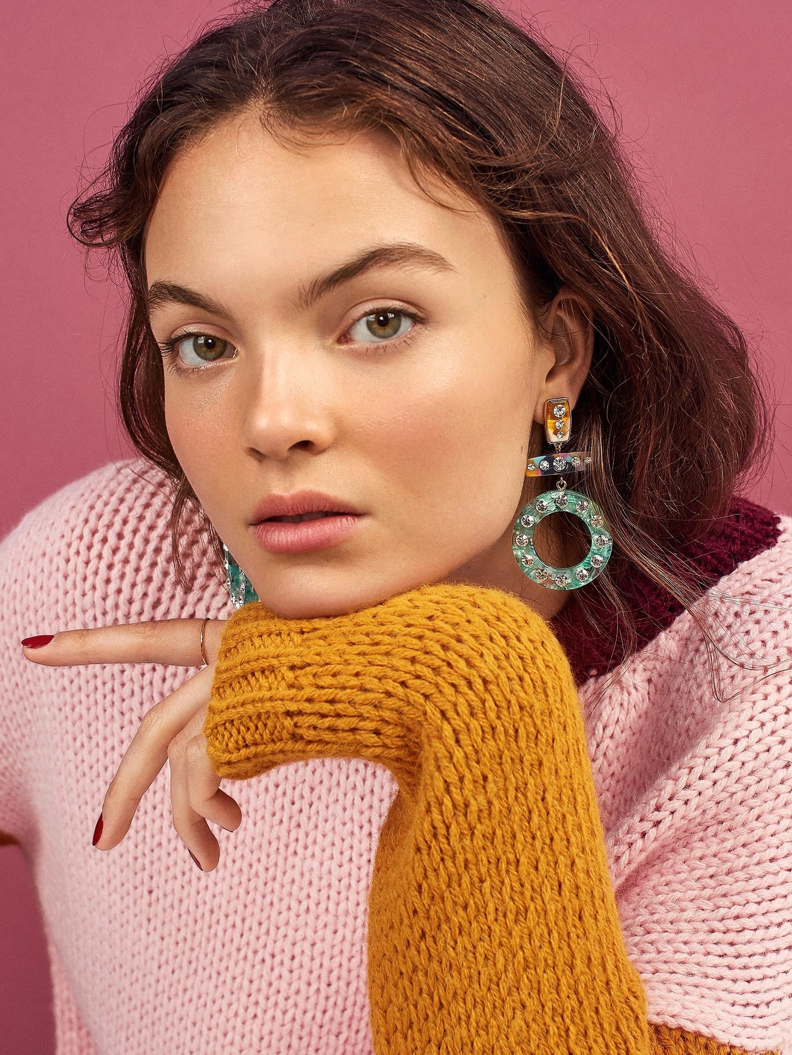 Baublebar green new arrivals earrings