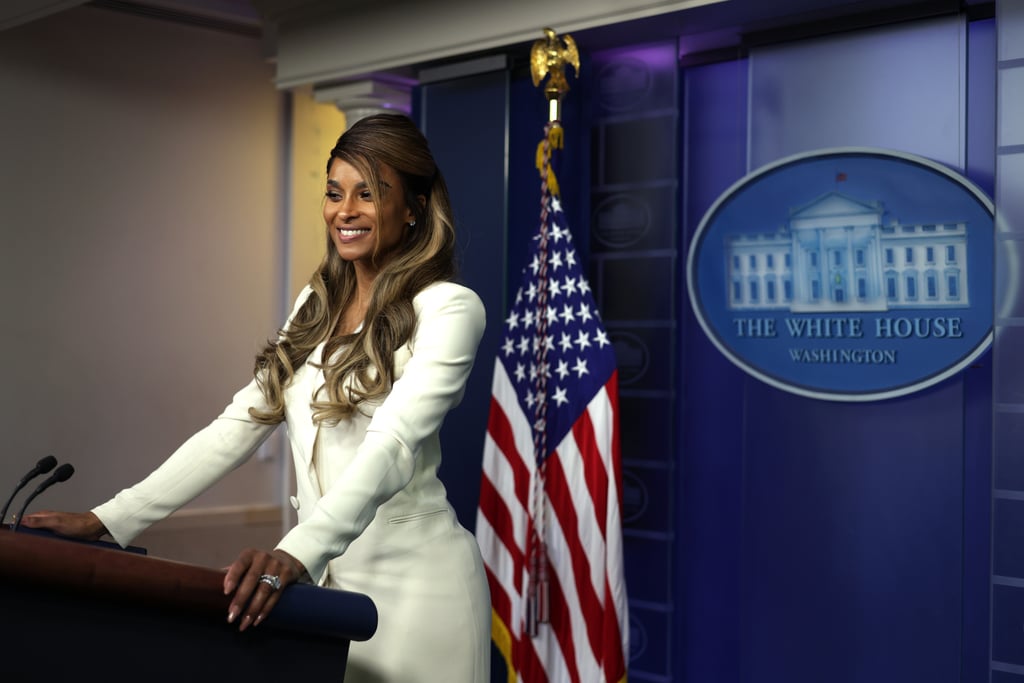 Watch Ciara's Son Win Interrupt White House Press Conference