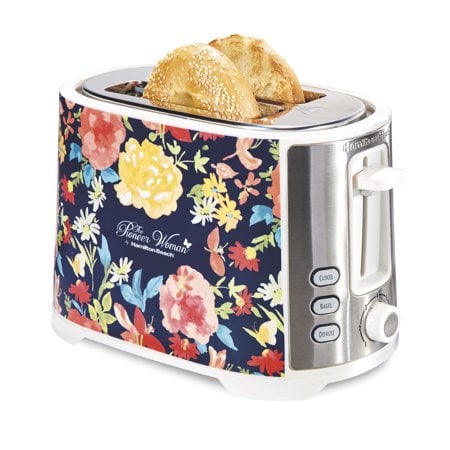 Pioneer Woman Extra-Wide Slot 2 Slice Toaster Fiona Floral