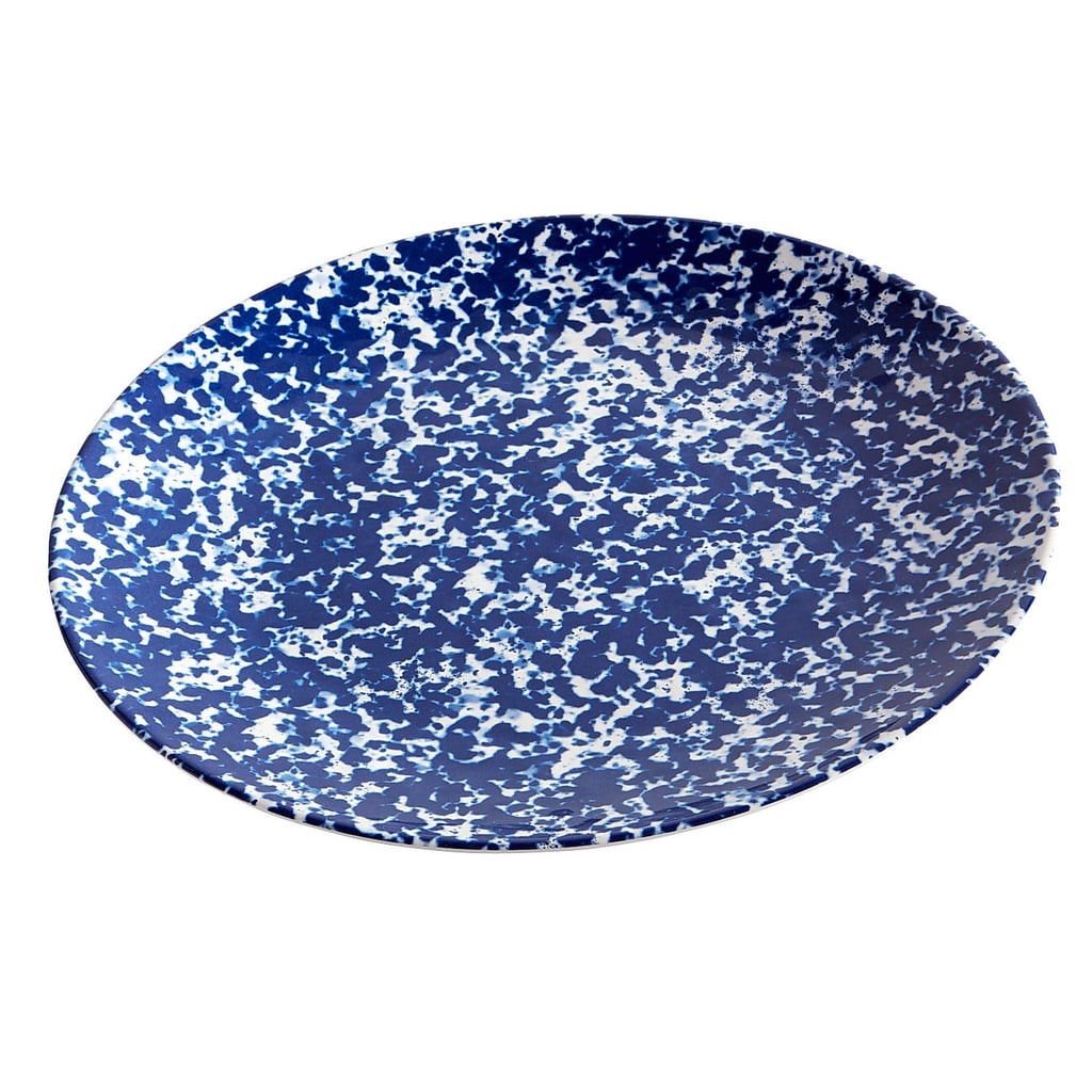 Speckled Navy Melamine Platter