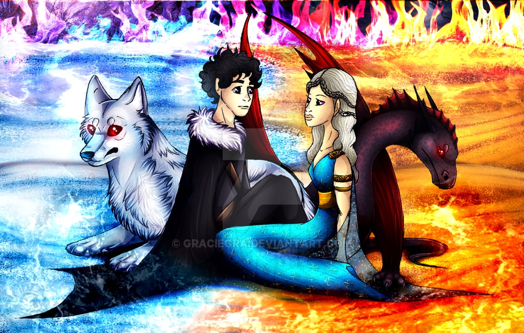 Jon Snow and Daenerys Fan Art