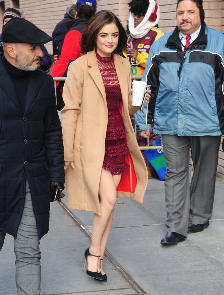 Lucy Hale's Pretty Little Liars Press Tour Style 2016