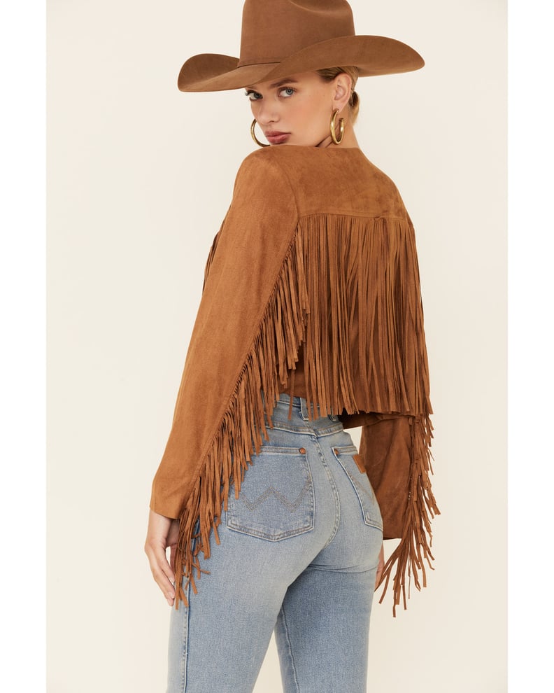 Vocal Faux Suede Western Jacket
