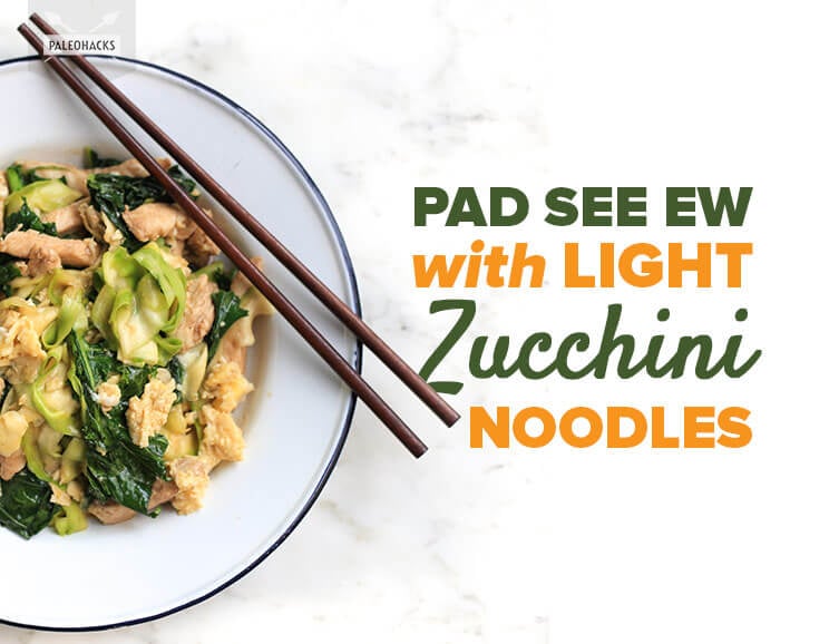 Paleo Perfection: Pad See Ew With Light Zucchini Noodles ...