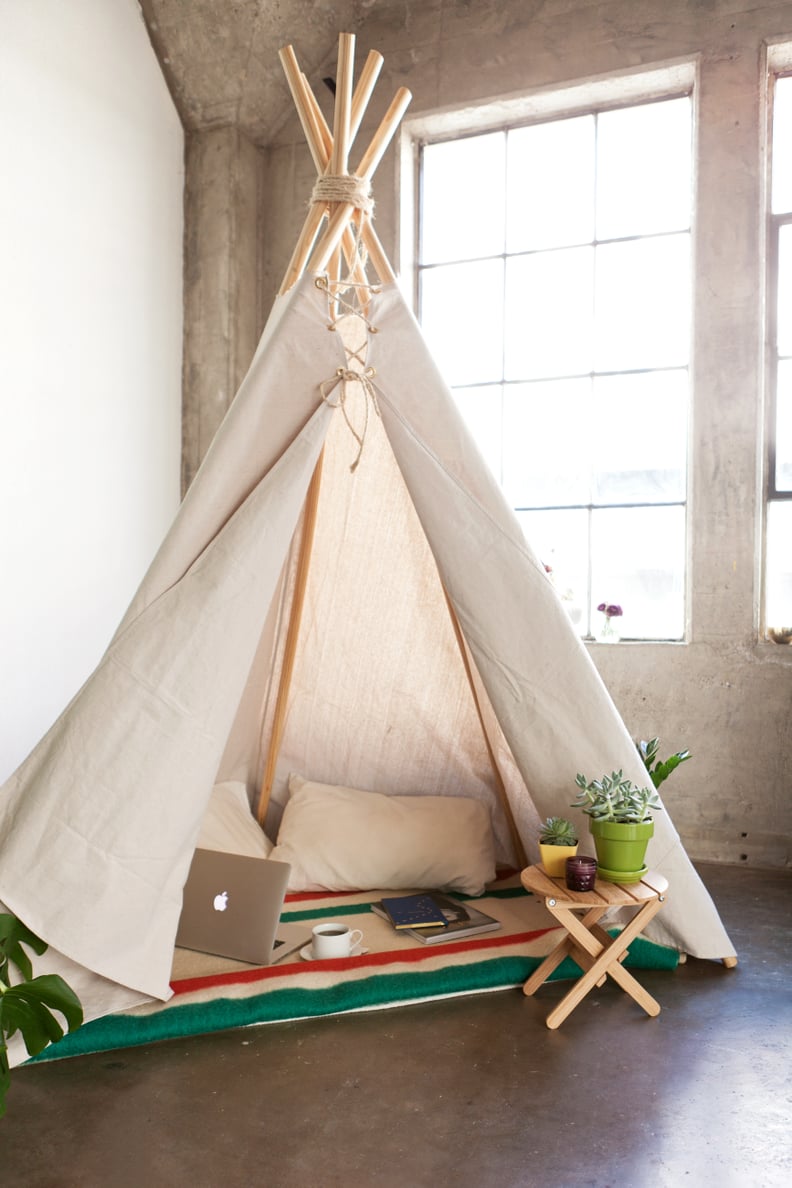 Go glamping in your living room