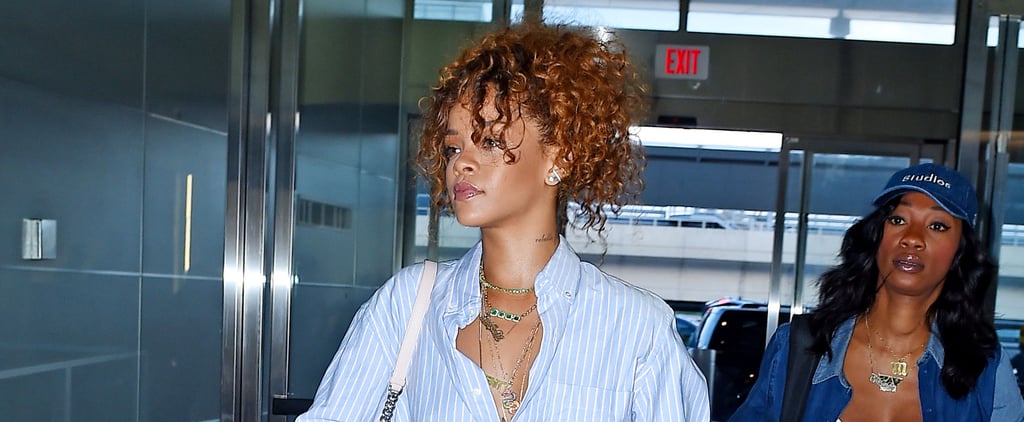Rihanna Has the Dopest Airport Shoes