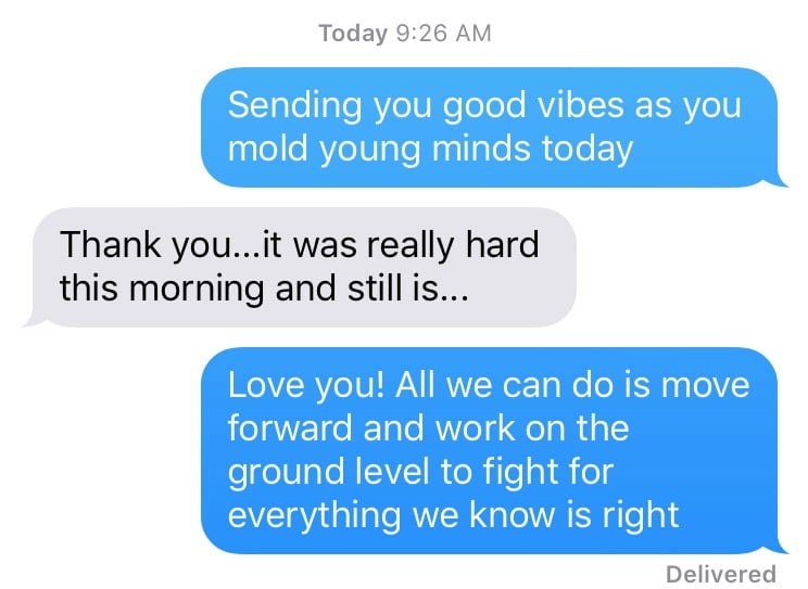 Women React Over Text Messages to the 2016 Election