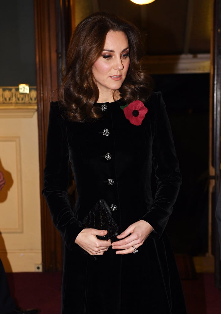 Kate Middleton Velvet Catherine Walker Dress
