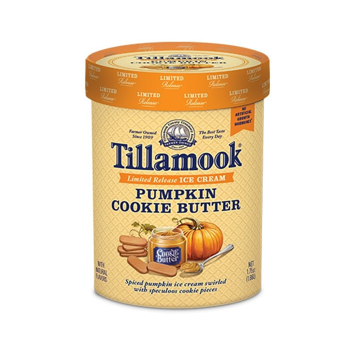 Tillamook Pumpkin Cookie Butter Ice Cream Pumpkin Ice Cream Brands