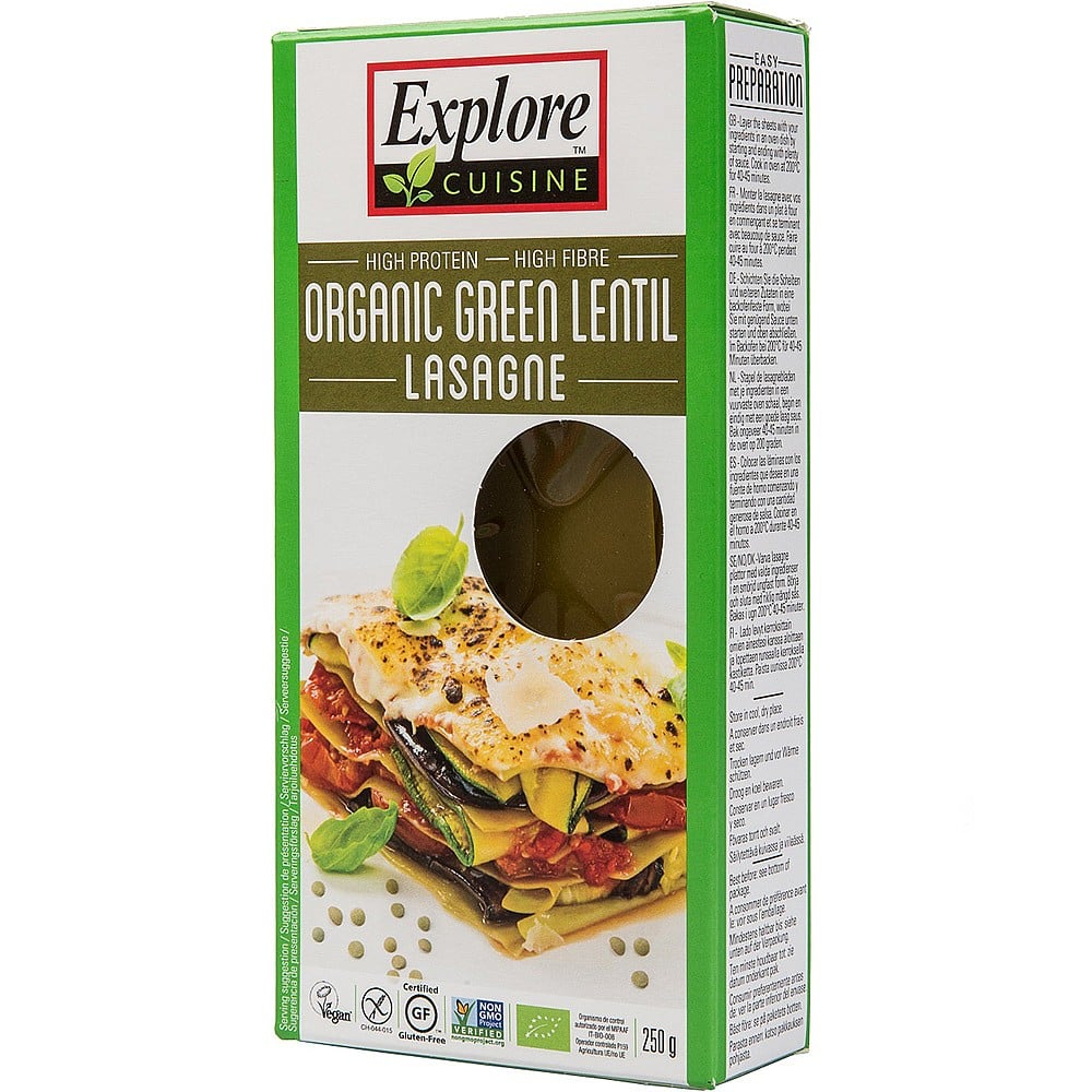 Explore Cuisine Organic Green Lentil Lasagne