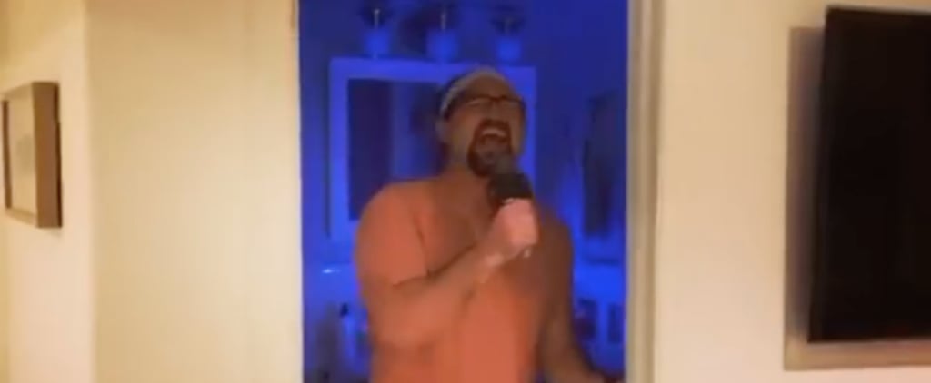 Dad Acts as Potty Training Toddler's Hype Man | Video