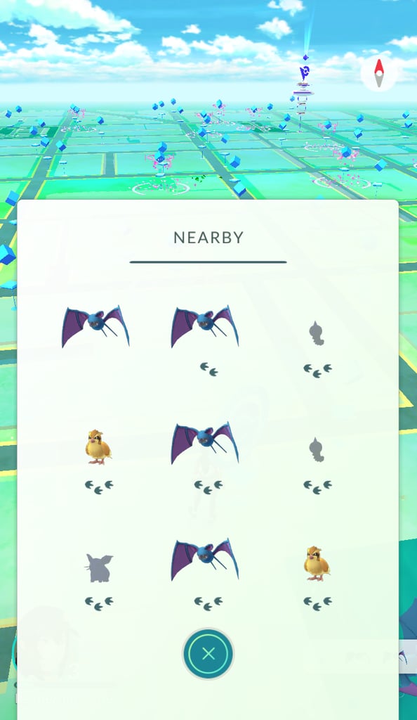 See what Pokémon are near you.