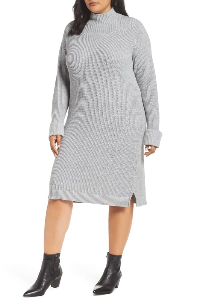 Caslon Ribbed Sweater Dress