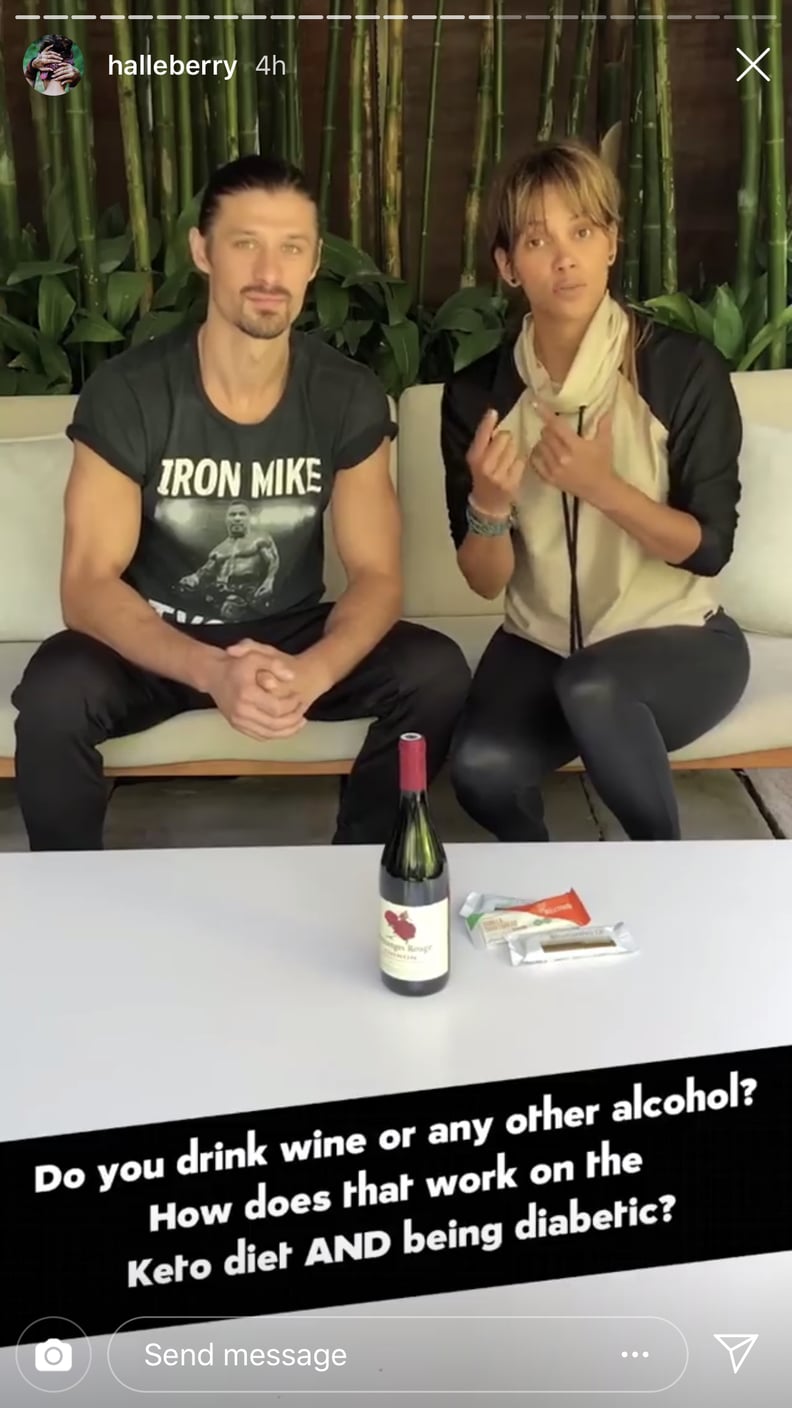 Halle Admits She Loves Wine